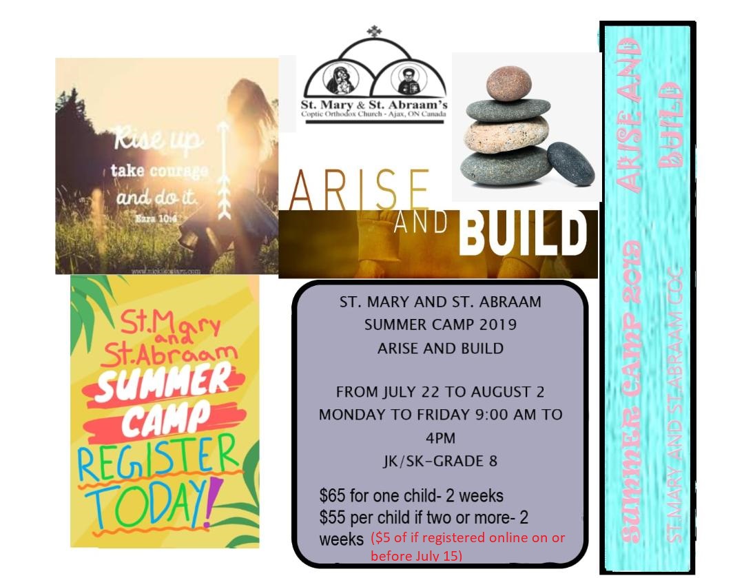 2019 Summer Camp - Arise and Build
