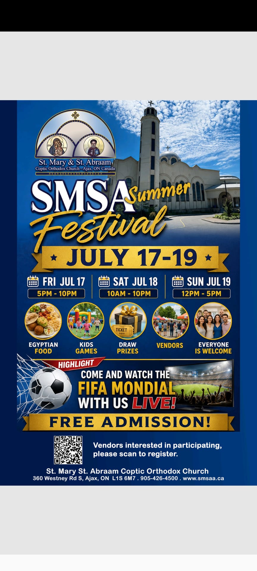 SMSA Summer Festival Flyer