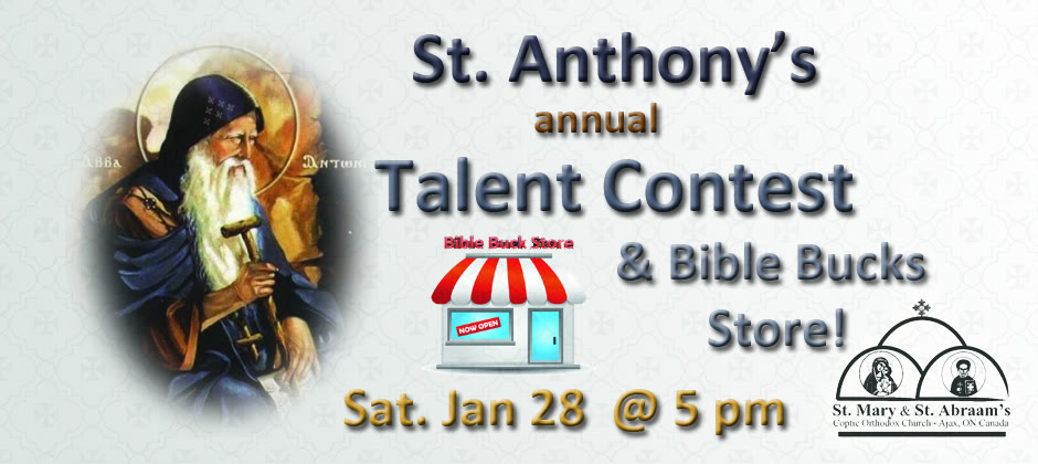 St. Anthony's Annual Talent Contest & Bible Bucks Store!